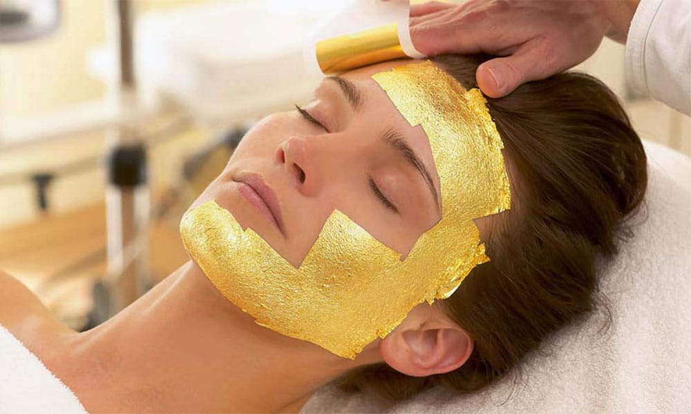24k-gold-mask ماسک ورقه طلا واقعی ایتالیایی