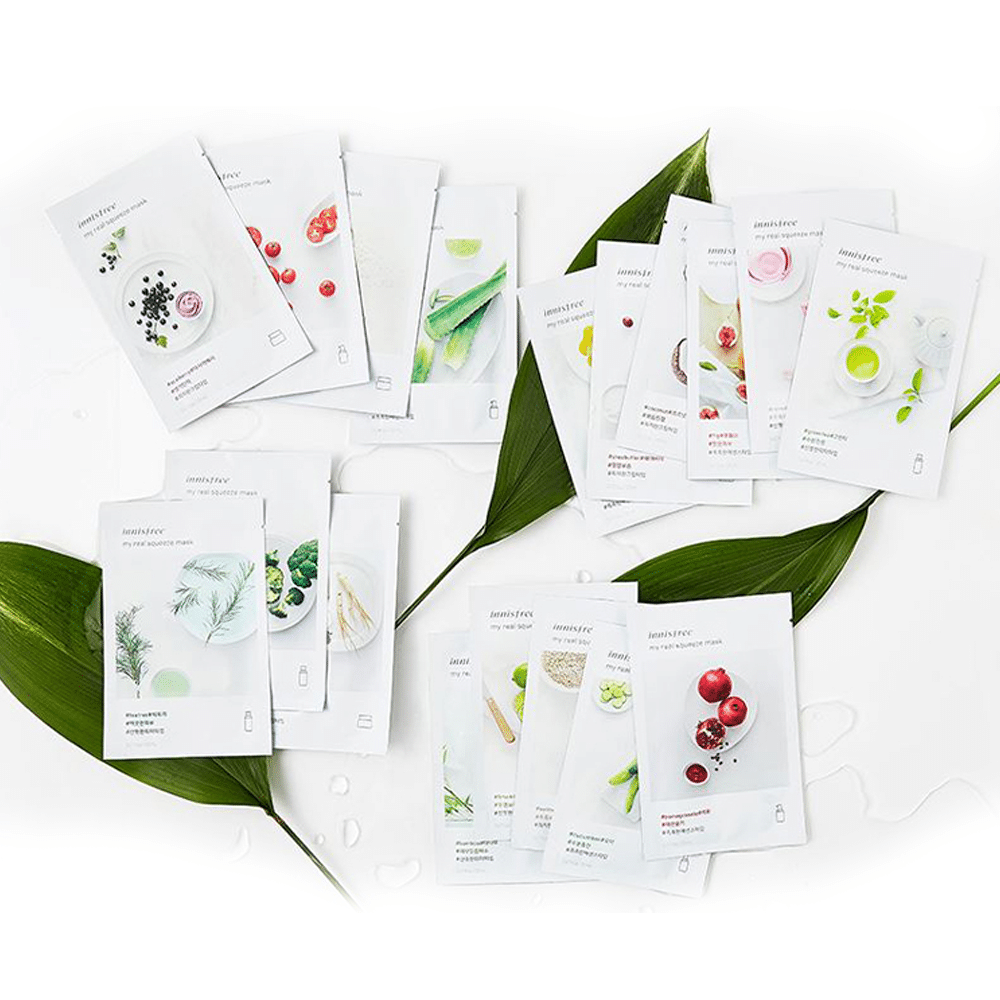 innisfree ماسک های ورقه ای اینیسفری