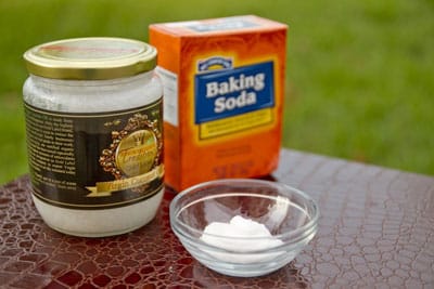 ماسک جوش شیرین و روغن نارگیل