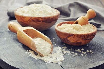 ماسک آرد برنج و شیر