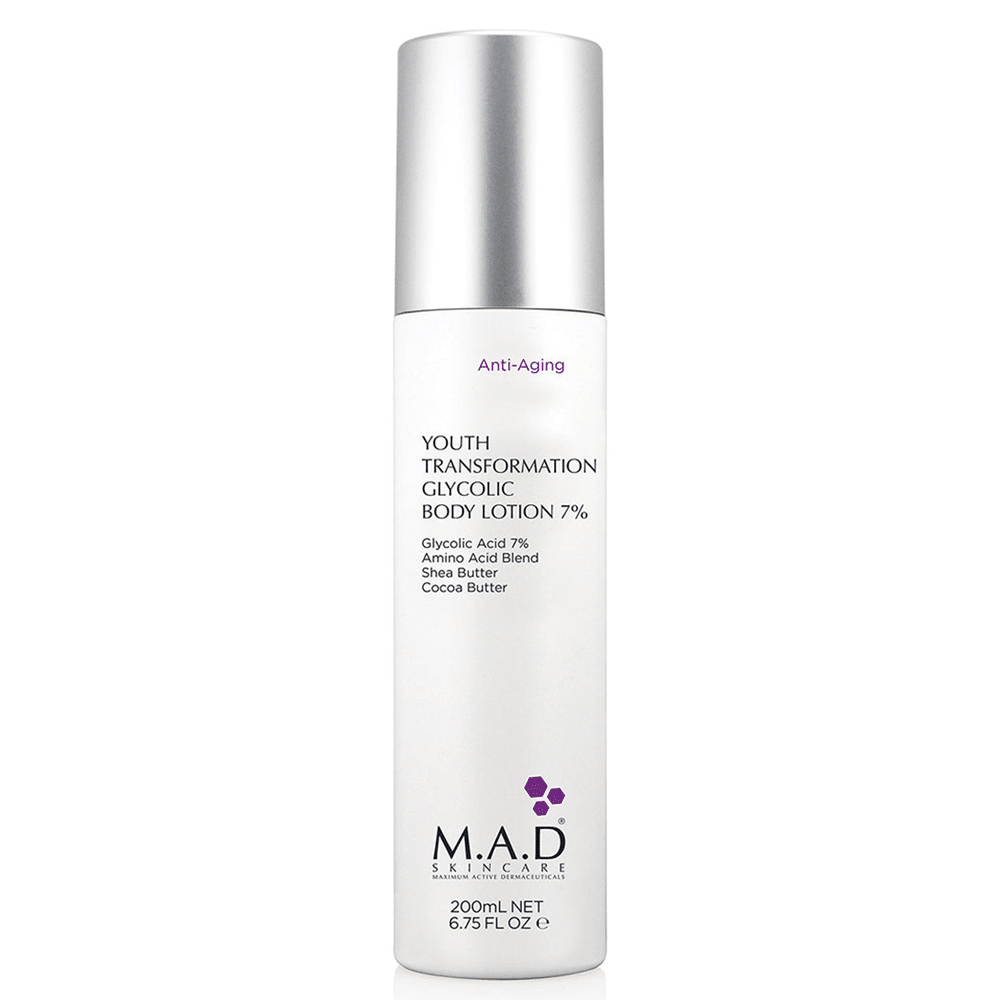 glycolic-lotion لوسیون بدن گلایکولیک ۷ درصد ام ای دی