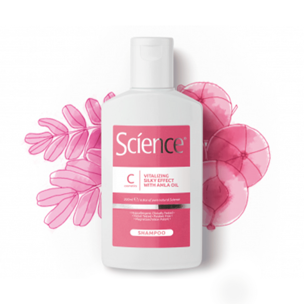vitalizing-shampoo-silky-effect-with-amla-oil شامپو ساینس ضد وز