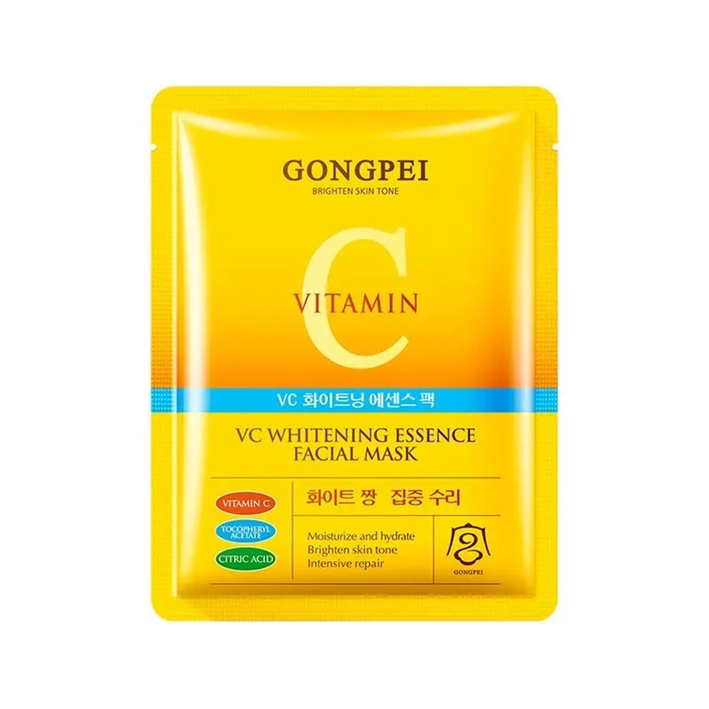 vitamin-c ماسک ورقهای کرهای گونگپی ویتامین C (Gongpei Vitamin C Facial Mask)