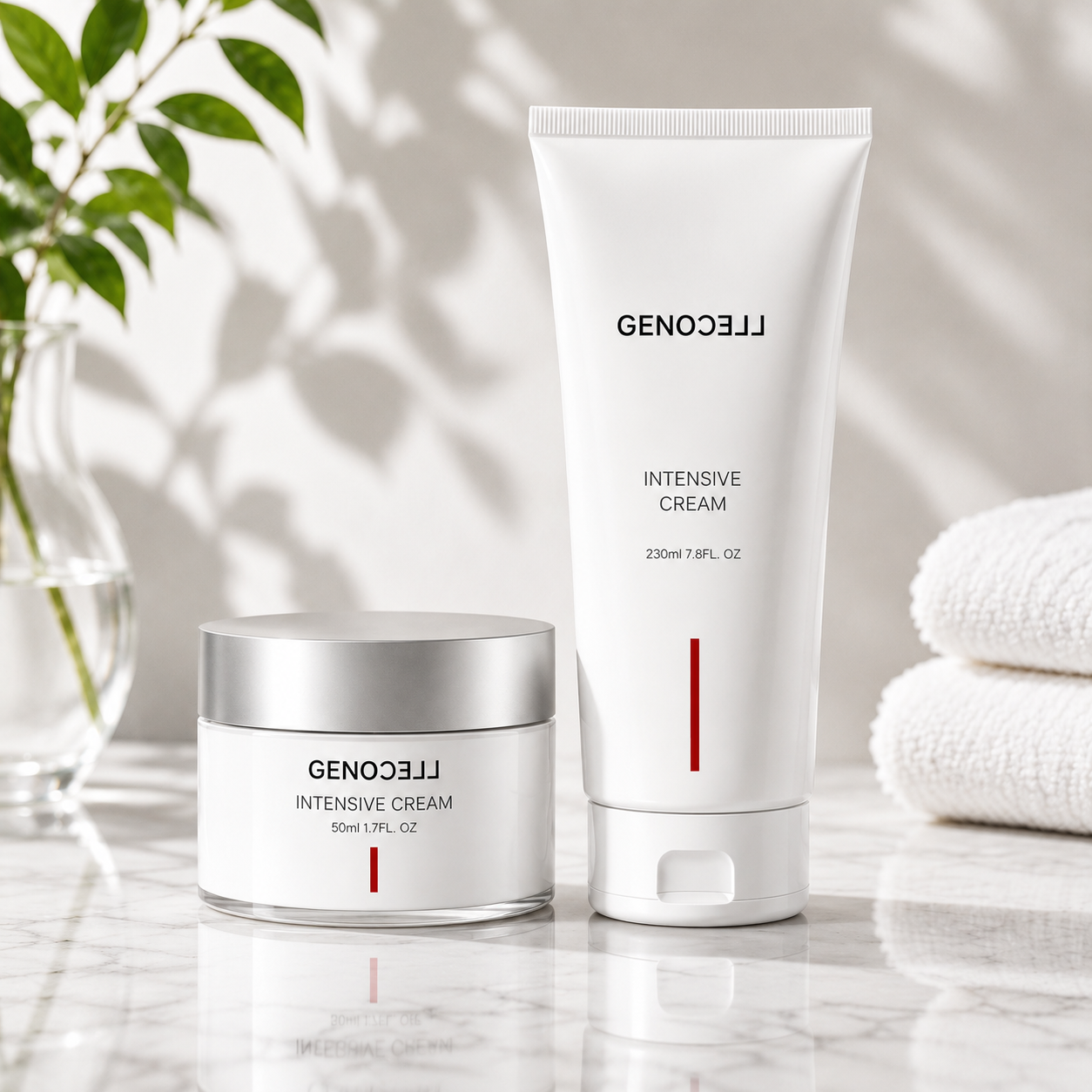 intensive-cream کرم ترمیم سد دفاعی پوست ژنوسل Intensive Cream - Image 1